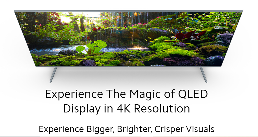 QLED screen from MI TV