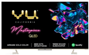 Vu The Masterpiece Glo Series 4K Ultra HD Smart Android QLED TV 65QMP