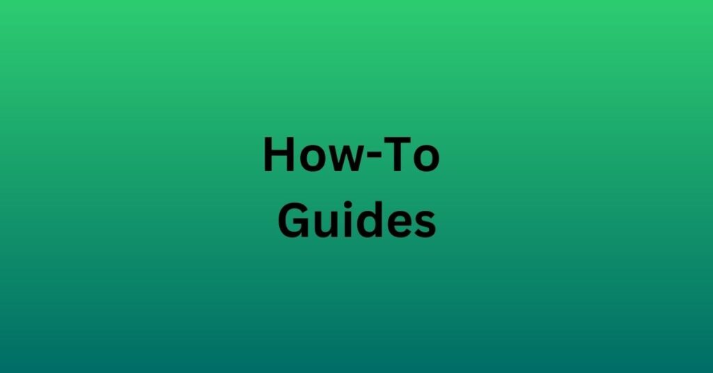 Image of How to Guide poster
